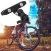 CookiBlend Saddle Light Mount, Aluminum Alloy Bike Headlight Saddle Rail Mount Tail Light Saddle Seat Bow Mount Holder Saddle Tail Light Mount, as picture show view 3