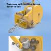 Boat Winches For Trailers, 2600lbs Heavy Duty Hardened Steel Boat Trailer Winch With 66FT Wire Rope, 2-Way Ratchet 4:1&8:1 Gear Portable Hand Winch For Trailers Trucks ATVs Boat(Size:1800 lb(33ft rope view 2