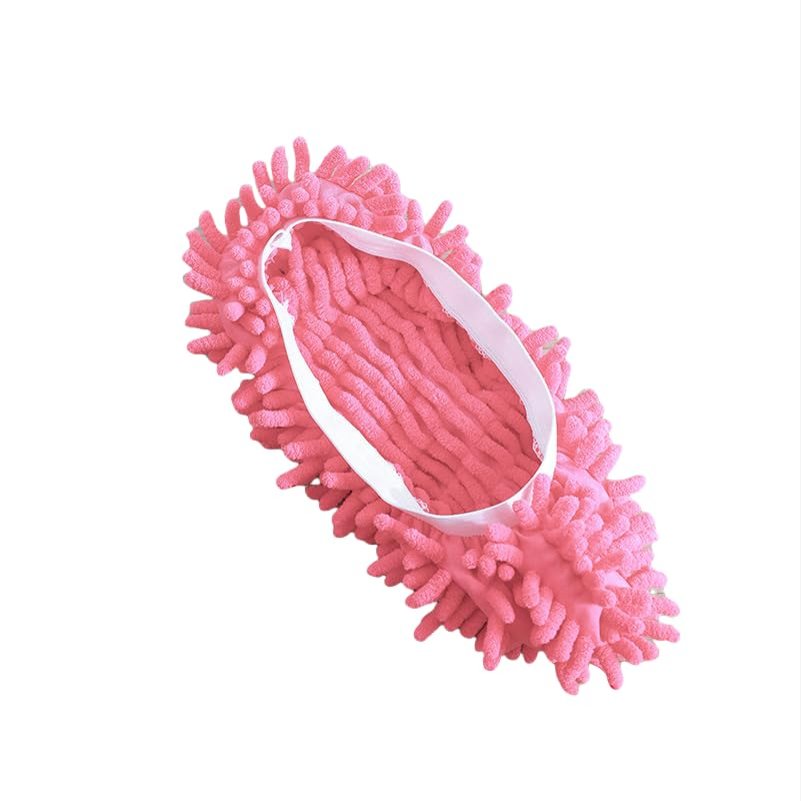 WINLDKFER Chenille Detachable and Washable Lazy Shoe Cover for Home Pragmatic use Detachable and Washable Silent Non-Slip Shoe Cover on The Ground Wooden Board Mopping Shoe Cover