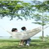 Camping Hammock, Camping Essentials,Lightweight Portable Single or Double Anti-Rollover Hammock with Thicken Tree Rope for Outside Hiking Camping Beach Backpack Travel (Single Anti-Rollover Sapphire) view 3