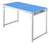 OTHZON Camp Table 1.2m Square Tube Folding Table Outdoor Camping Picnic BBQ Fishing Household Simple Dining Desk Portable Beach (Color : Blue) (Green), Parent view 4
