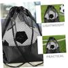 BCOATH Drawstring Sports Storage Backpack Portable Mesh Carrier for Soccer Basketball and Volleyball Lightweight Design for Easy Daily Use view 2