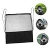 BCOATH Drawstring Sports Storage Backpack Portable Mesh Carrier for Soccer Basketball and Volleyball Lightweight Design for Easy Daily Use view 3