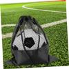 BCOATH Drawstring Sports Storage Backpack Portable Mesh Carrier for Soccer Basketball and Volleyball Lightweight Design for Easy Daily Use view 4