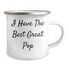 Pop Inspired Gifts: Funny I Have The Best Great Pop Stainless Steel Camping Mug for Outdoor Enthusiasts, Unique Father's Day Unique Gifts for Him from Loved Ones view 2