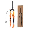 ZECHAO Magnesium Alloy Bike Suspension Fork,Mountain Air Fork 120mm Straight Tube Wire Control Shock Absorber Spring Front Fork(Size:26inch) view 1