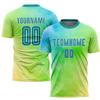 NineFit Basics Custom Soccer Jerseys for Men Women Youth Kids, Tie Dye Teal White Personalized Soccer Jersey Printed Name Number Logo Mens Clothing view 2