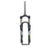 ZECHAO 24 Inch Suspension Bike Front Fork,Travel 100mm Shoulder Control Suspension Fork Mountain Front Fork Disc/V- Brake(Color:Black Green) view 1