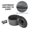 HUAOSN Outdoor Camping Picnic Barbecue Cookware Set for 2-3 People Lightweight Aluminum Alloy Cooking Gear view 4