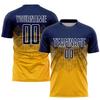 NineFit Basics Custom Soccer Jerseys for Men Women Youth Kids, Gold Navy White Personalized Soccer Jersey Printed Name Number Logo Mens Clothing view 2