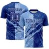 Custom Soccer Jerseys for Men Women Youth Kids, Color Royal Blue Personalized Soccer Jersey Printed Name Number Logo Mens Clothing view 2
