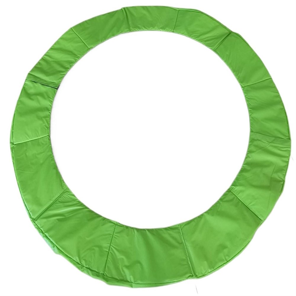 ZGSYH Trampoline Pad Replacement,New PVC & PE Trampoline Cover Round,Weatherproof Universal Spring Pad,Trampoline Spring Cover Replacement Parts,Easy Install(Color:Green,Size:12ft)