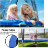 ZGSYH Trampoline Pad Replacement,New PVC & PE Trampoline Cover Round,Weatherproof Universal Spring Pad,Trampoline Spring Cover Replacement Parts,Easy Install(Color:Green,Size:12ft) view 2