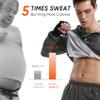 HOTSUIT Sauna Suit for Men Sweat Sauna Jacket Pant Gym Workout Sweat Suits, Dark Gray, 5XL view 3