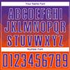 NineFit Basics Custom Soccer Jersey Printed Name Number Logo, Orange Purple White Athletic Shirts for Men Women Youth Soccer Shirt Sports Fan Jerseys view 3