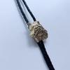 ARTICAL HEART Gold Plating Western Wolf Head Cowboy Cowgirl Wildlife Bolo Tie view 3
