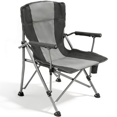 WILDROOTS Heavy Duty Camping Chair, Durable Padded Folding Chair