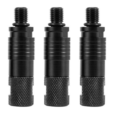 Srutueo Carp Fishing Accessories Rod Pod Connector Quick Change Connector Easy to Install to Bank Stick Rod Pod Bite Alarms, black