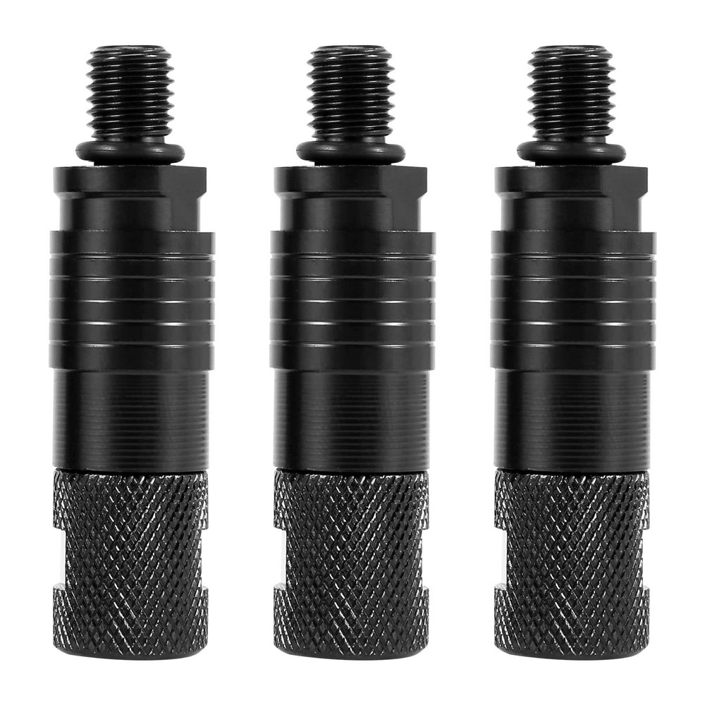Srutueo Carp Fishing Accessories Rod Pod Connector Quick Change Connector Easy to Install to Bank Stick Rod Pod Bite Alarms, black