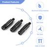 Srutueo Carp Fishing Accessories Rod Pod Connector Quick Change Connector Easy to Install to Bank Stick Rod Pod Bite Alarms, black view 2