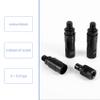 Srutueo Carp Fishing Accessories Rod Pod Connector Quick Change Connector Easy to Install to Bank Stick Rod Pod Bite Alarms, black view 3