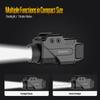 DEFENTAC 800lm Slidable Gun Light with Power Level Indicator, Magnetic Charging Pistol Flashlight W/Strobe, Compatible with Picatinny Rail (210.5MM Width) view 4