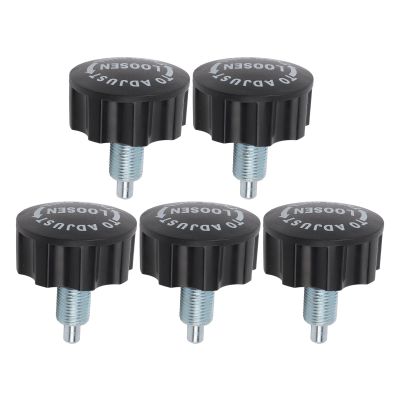 PerGar Fitness Equipment Ball Knob, 5pcs Fitness Equipment Ball Knob, SpinningBike Pull Pin Spring Knob Screw, M16 Pull Pin Spring Knobs, for Fitness Equipment Exercise Machines
