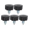 PerGar Fitness Equipment Ball Knob, 5pcs Fitness Equipment Ball Knob, SpinningBike Pull Pin Spring Knob Screw, M16 Pull Pin Spring Knobs, for Fitness Equipment Exercise Machines view 1