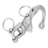 Joyzan Stainless Steel Snap Shackles, Clevis Swivel Eye Quick Release Halyard Spinnaker Clip Carabine Hook Boat Jaw Sailboat Marine Spinnaker Sailing Rigging Hardware SCBA Face Mask Panic Diving Yacht view 1