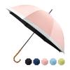 JUSAZXWW 21Inch Auto Open Umbrella Classic Wooden J Stick Handle Umbrella Windproof Umbrella Golf Rain Umbrellas for Men Women view 2