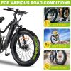 2 Pack 26x4.0 Fat Bike Tube, 26x3.5/4.0 E-Bike Fat Bicycle Inner Tube AV Schrader Valve with 2 Tire Levers, 26 x 4.0 Fat Tire Bike Inner Tubes for Ebike Electric Bicycle Road Mountain view 4