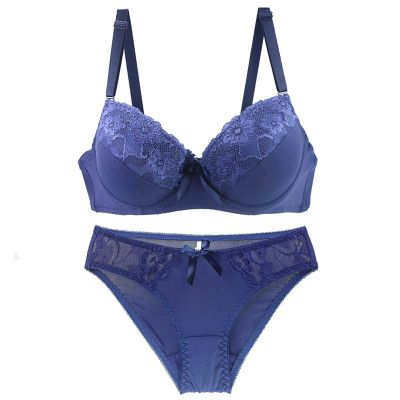 Lingerie for Women US Size 2 Piece Lace Underwear Bra and Panty Set Push up Sexy Bra Set Ladies Comfortable Bralette