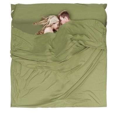 JAICOM Sleeping Bag Liner - Travel Sheet & Adult Sleep Sack, Lightweight Double Travel Sheet Camping Sheets for Backpacking, Hotels & Hostels, Outdoor