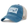 NineFit Basics Somebody Problem Hat for Mens Trendy Cycling Cap Womens Lake Blue Ball Caps with Design for Farmer view 1