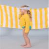 Splash Place KIDS SWIM GOGGLES with Fabric Strap - BUBBLES |Tangle-Free, Swimming Goggles for Kids, Comfy Fabric Strap Goggles view 4