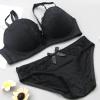 Lingerie for Women US Size 2 Piece Lace Underwear Bra and Panty Set Push up Sexy Bra Set Ladies Comfortable Bralette view 3