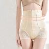 NineFit Basics Women's Slimming Body Shaper Panties Comfortable Lace Underwear Tummy Control Panties High Waisted Corset Shapewear, Medium, A02_beige view 4