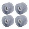 SPYMINNPOO 52mm x 32mm 78A PU Skateboard Wheels Set with Professional Bearings Easy Installation for Longboards and Cruisers, for Downhill Skating (Gray) view 1