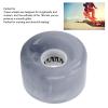 SPYMINNPOO 52mm x 32mm 78A PU Skateboard Wheels Set with Professional Bearings Easy Installation for Longboards and Cruisers, for Downhill Skating (Gray) view 4