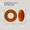 ActiveGoodsCo Hand & Forearm Exerciser - Single ring or Set, Resistance 10-120Lb, Diameter 2.5-3,5in. Visit to see more options (Single 80Lb-3.5in Orange) view 3