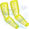AsRtd Custom Arm Sleeve Unisex Personalized Photo Text Logo, Protection Sun Protection Breathable Cooling Sports Arm Sleeves view 1