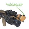 Hammy3DPrints Light/Lens Cover with Tip Grip for Weapon Mounted Flashlights (Light Brown, Army Tek Viking) view 4