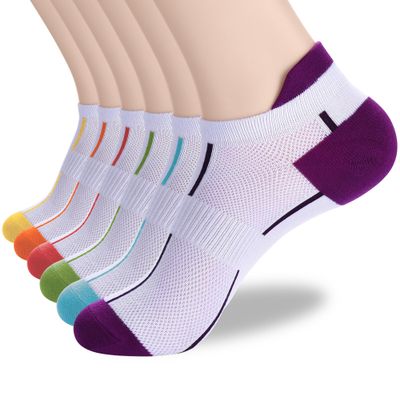 ATBITER Ankle Socks Womens and Men Thin Athletic Running Low Cut No Show Socks With Heel Tab 6/10-Pairs