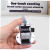 Gatuida 2pcs Metal Hand Tally Counter with Reset Knob and Hanging Ring view 4