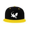 Bearded Dragon Snapback Hat Child Fashion Hip Hop Style Contrast Color Snapback Hat Yellow view 2