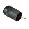 NineFit Basics Premium Fishing Rod End Cap Protector, 31mm, Black view 2