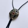ARTICAL HEART Antique Bronze Celtic Cross Knot Western Cowboy Cowgirl Bolo Tie view 4