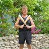 LXLZYXSF Indian Clubs Exercise Weight Club Bells Shoulder Strength Trainer, Wood Power Clubs Workout Equipment, Christmas/Birthday Gift for Friends(Size:1.65lbs/750g Each Club-Set of 2) view 3