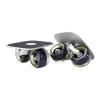 NineFit Basics Portable Roller Skates Set for All Ages, for Everyone, Clear Black Wheels, 14x17x8.9cm view 1