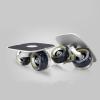 NineFit Basics Portable Roller Skates Set for All Ages, for Everyone, Clear Black Wheels, 14x17x8.9cm view 2